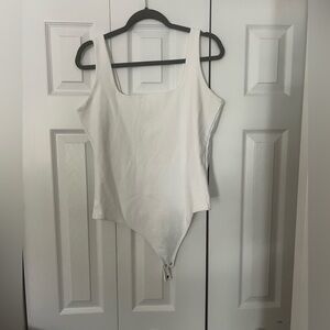 Abercrombie & Fitch White Bodysuit, Size XL